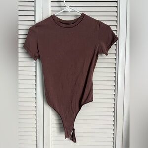 SKIMS Cotton Jersey T-Shirt Bodysuit
